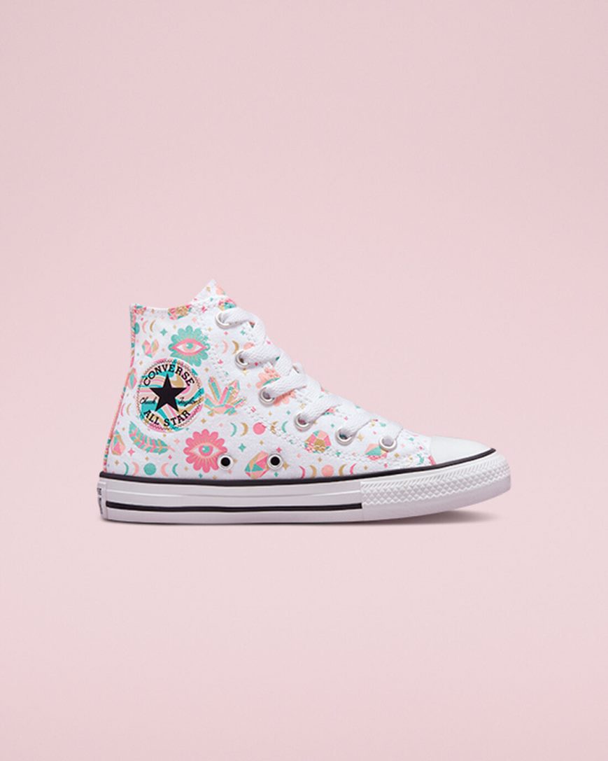 Tenisky Vysoke Converse Chuck Taylor All Star Mystic Gems Dievcenske Biele Ruzove Koralove | SK MZXYH9